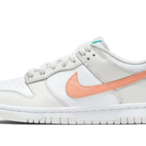 Nike Dunk Low White Bone Peach Aqua