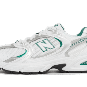 New Balance 530 White Silver Green