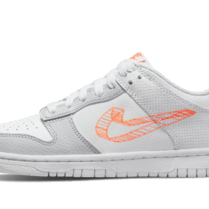 Nike Dunk Low 3D Swoosh White Grey