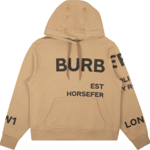 Burberry Oversized Print Hoodie ‘camel’