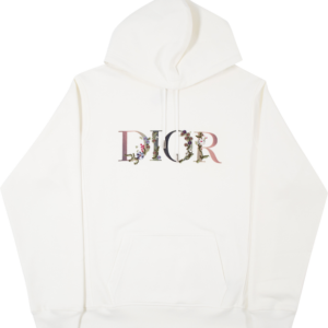 Dior Flowers Embroidered Hoodie ‘white’