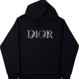 Dior Flowers Embroidered Hoodie ‘black’