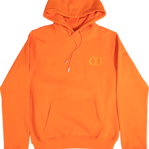 Dior Regular Fit Cd Embroidery On Chest Hoodie ‘orange’