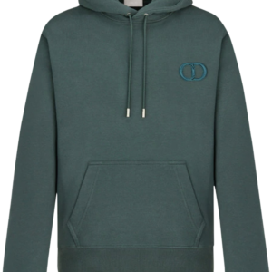 Dior Regular Fit Cd Embroidery On Chest Hoodie ‘green’