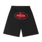 Alcatraz Black Red Shorts