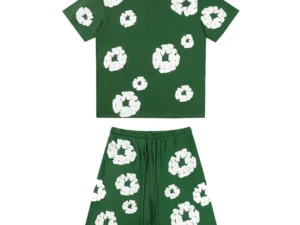 Denim Trs Green Short set