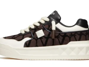 One Stud XL leather sneakers